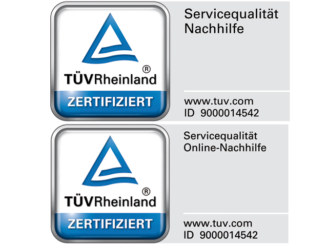 Qualität mit Tüv-Siegel